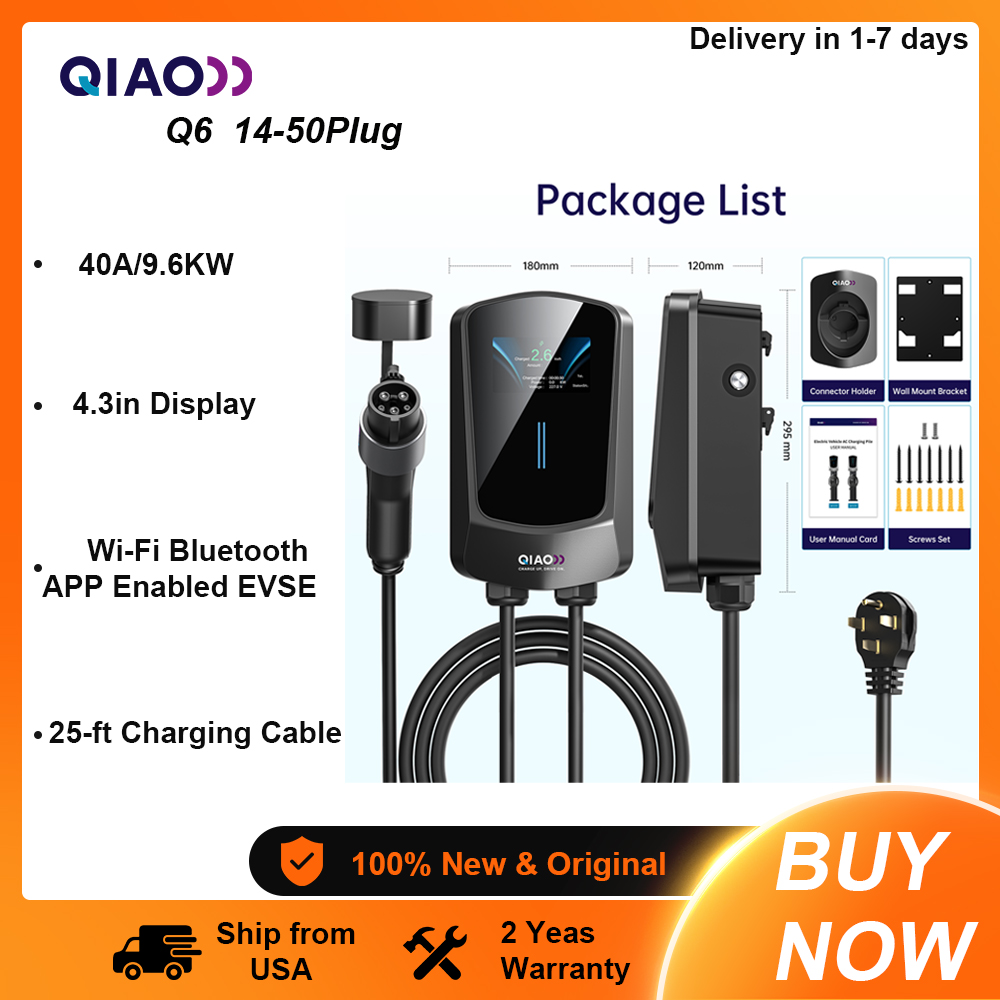 QIAO Level 2 Electric Vehicle  - Portable Ev Charger ulasan dan harga