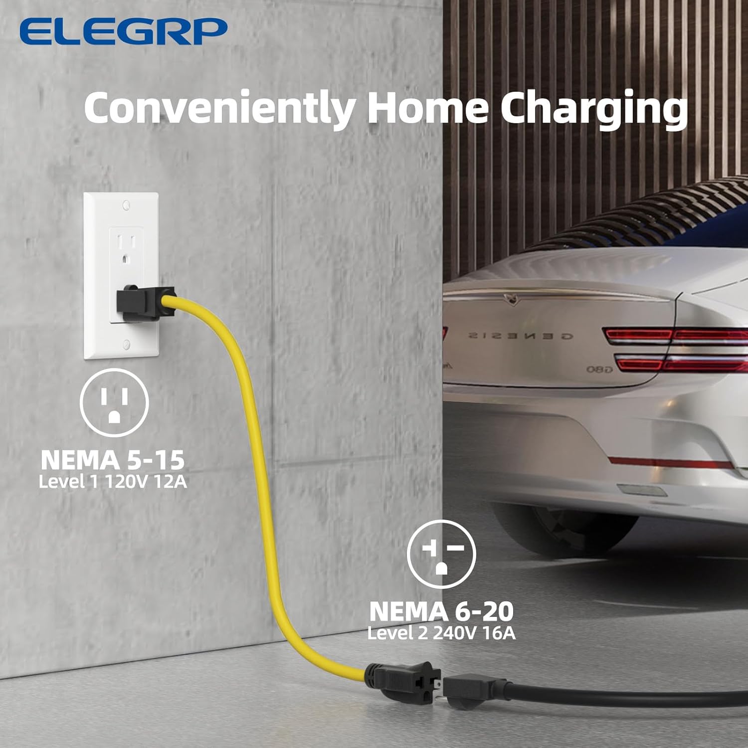 ELEGRP J1772 Ac Fast EV Car Ch - Type 2 Charger ulasan dan harga