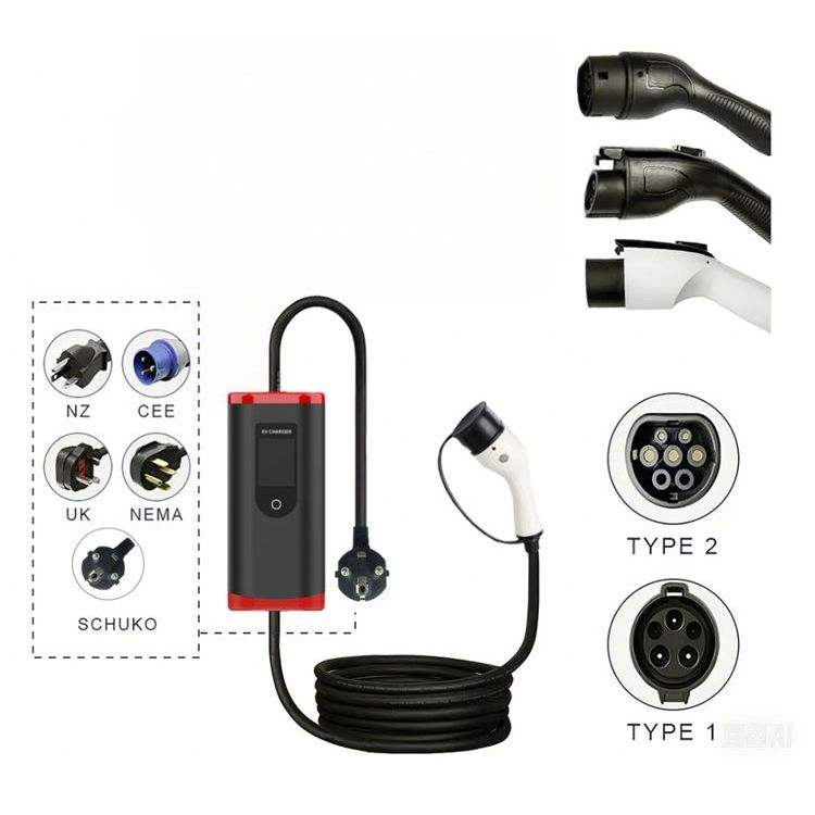 7kw Type 2 (IEC 62196)Portable - Type 2 Charger ulasan dan harga