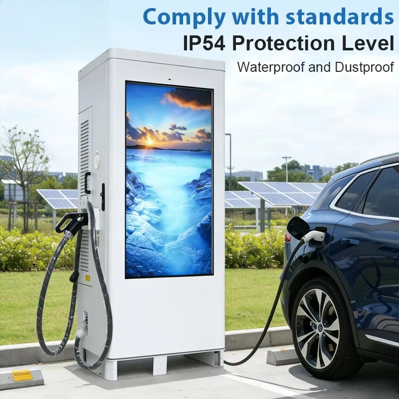 Floor Mounted Dual 60kW Dc Fas - Fast Ev Charger ulasan dan harga