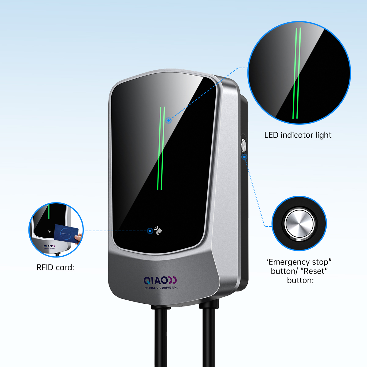 QIAO Type 2 Home EV Charger 7. - Home Ev Charger ulasan dan harga